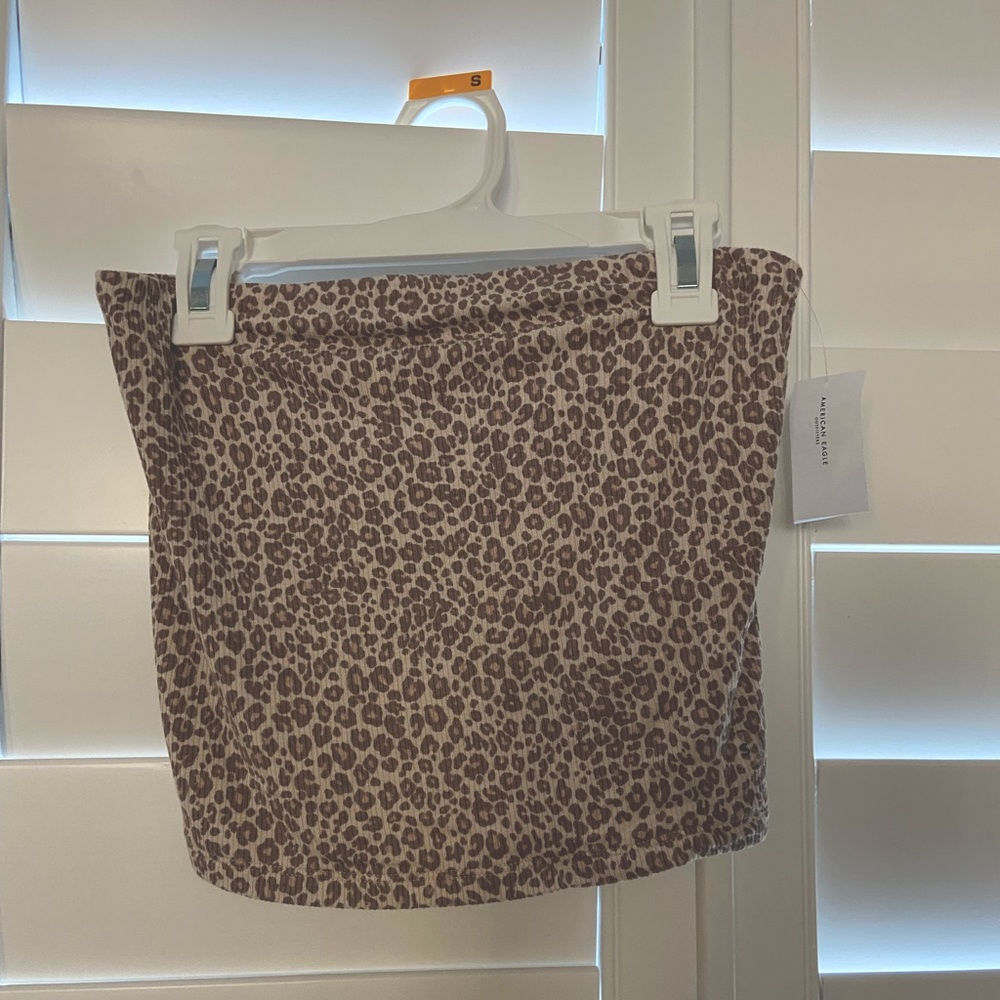 American Eagle Cheetah Print Tube Top Size S
